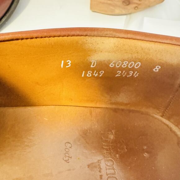 Allen Edmonds Shoes Mens 13 Brown Leather Cody Tassel Loafers Slip On Dress main image 10